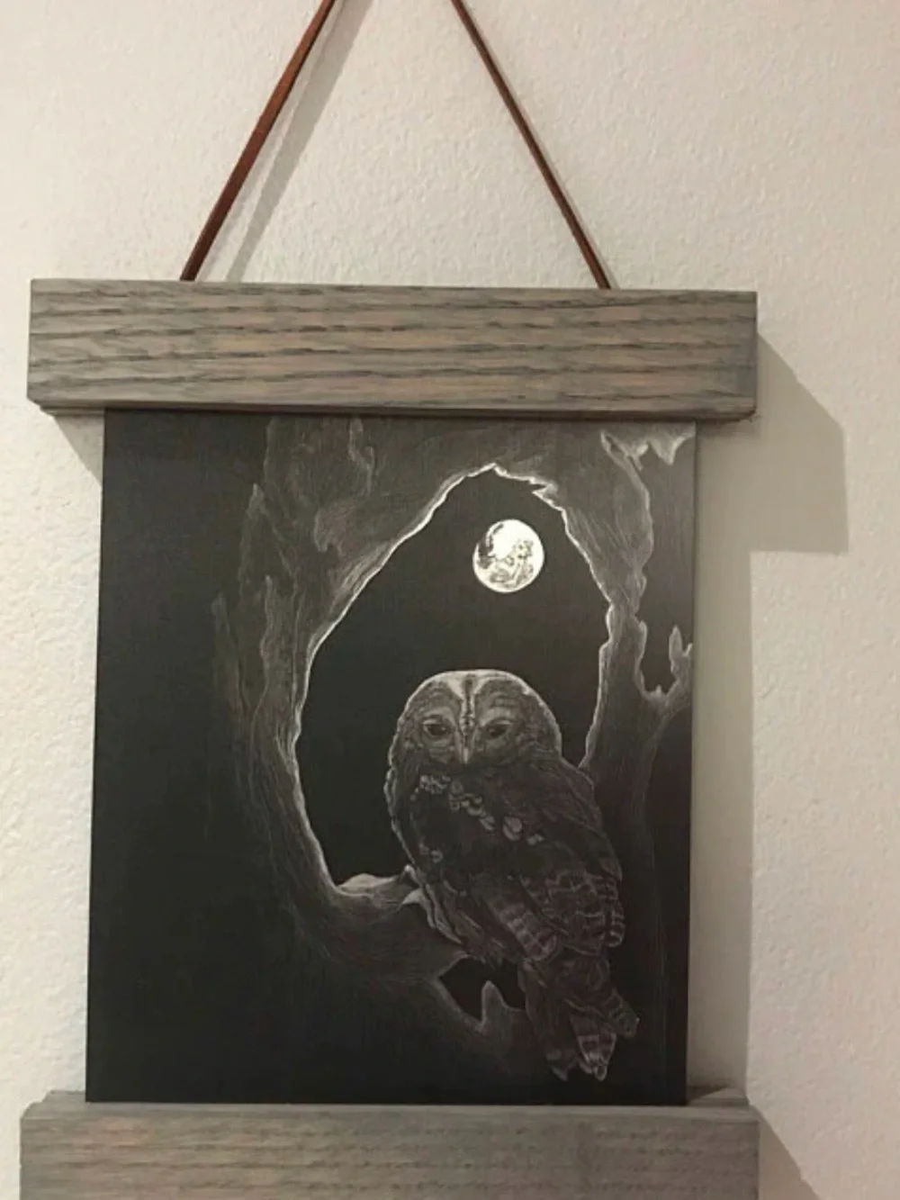 Magnetic Hanging Frames (Greywash) - set of 3